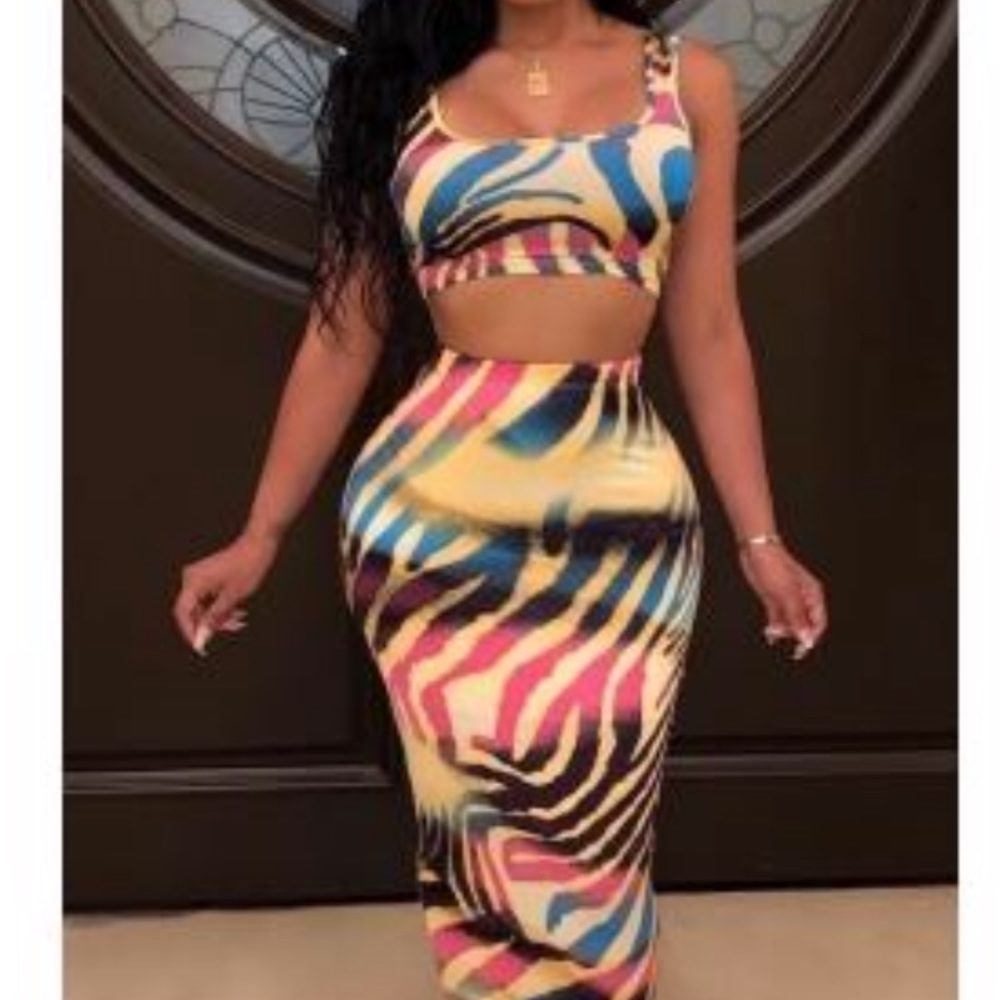 Long skirt set